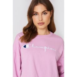 T-shirty damskie: Champion T-Shirt Classic Script – Pink,Purple