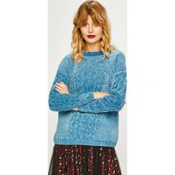 Medicine - Sweter Basic. Zielone swetry damskie marki MEDICINE, s, bez wzorów, z dzianiny, z krótkim rękawem, krótkie, bez kaptura. W wyprzedaży za 59,90 zł.