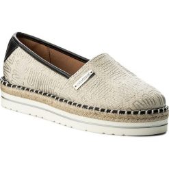 Espadryle damskie na koturnie: Espadryle LOVE MOSCHINO - JA10083G15IG0902 Arg/Ner