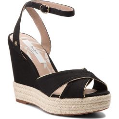 Espadryle PEPE JEANS - Walker Lenny PLS90295 Black 999. Czarne espadryle damskie Pepe Jeans, bez wzorów, z jeansu, bez obcasa, na obcasie. W wyprzedaży za 199,00 zł.