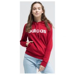 Adidas Bluza W E Lin Oh Hd , czerwony, rozmiar M. Czerwone bluzy damskie Adidas, s, bez wzorów, z bawełny, bez rękawów, z kapturem. Za 179,99 zł.