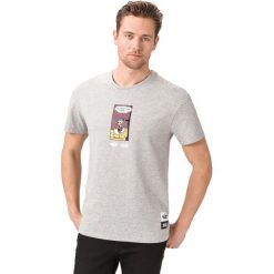 Jack & Jones Donald Duck Koszulka Szary. Szare podkoszulki męskie Jack & Jones, s, z haftami, z bawełny, z krótkim rękawem. Za 87,95 zł.