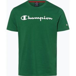 Champion - T-shirt męski, zielony. Zielone t-shirty męskie Champion, s, z napisami, z bawełny, bez kołnierzyka. Za 99,95 zł.