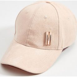 Czapka z daszkiem z imitacji zamszu - Różowy. Różowe czapki damskie Mohito. Za 39,99 zł.