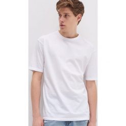 T-shirt basic - Biały. Białe t-shirty damskie House, s, bez wzorów, bez kołnierzyka. Za 19,99 zł.