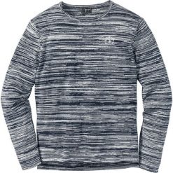 Swetry klasyczne męskie: Sweter Regular Fit bonprix ciemnoniebiesko-biel wełny melanż