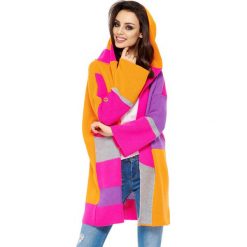 Swetry klasyczne damskie: Sweter w kolorze pomarańczowo-różowym