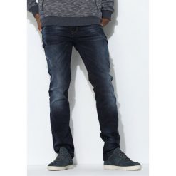 Jeansy męskie regular: Granatowe Jeansy Combo Knot