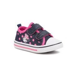 Mickey&Friends CP40-8721DSTC. Niebieskie trampki dziewczęce z materiału. Za 49,99 zł.