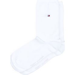 Tommy Hilfiger 2-pack Skarpetki Biały. Białe skarpetki damskie TOMMY HILFIGER, bez wzorów, z elastanu. Za 52,95 zł.