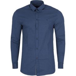 Koszula Trussardi Jeans. Koszule męskie m, bez wzorów, z bawełny, klasyczne, z włoskim kołnierzykiem, bez rękawów. Za 189,00 zł.