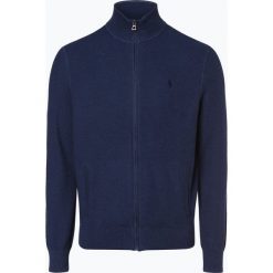 Polo Ralph Lauren - Kardigan męski, niebieski. Niebieskie kardigany damskie marki Polo Ralph Lauren, s, z haftami, z bawełny, eleganckie, polo. Za 759,95 zł.