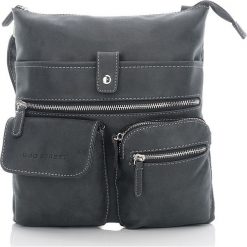 Listonoszki damskie: Czarna Torebka damska Bag Street Vintage Listonoszka