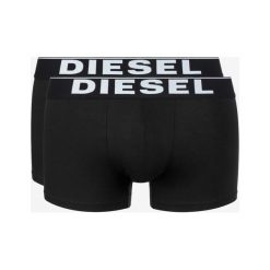 Diesel 2-pack Bokserki Czarny. Czarne bokserki męskie Diesel, bez wzorów, z elastanu. Za 128,95 zł.