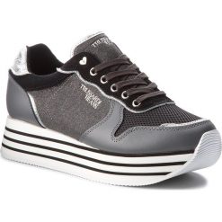 Sneakersy TRUSSARDI JEANS - 79A00246 K311. Szare sneakersy damskie marki Trussardi Jeans, z jeansu. W wyprzedaży za 329,00 zł.