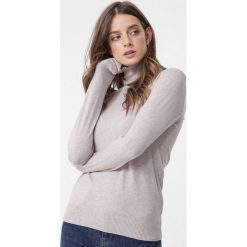 Beżowy Golf Wrigleyville. Brązowe swetry damskie Born2be, xl, z dzianiny, długie. Za 89,99 zł.