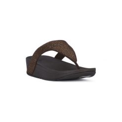 Japonki FitFlop FIT FLOP LOTTIE SHIMMER CRYSTAL. Żółte klapki damskie FitFlop, bez wzorów, bez obcasa. Za 378,34 zł.