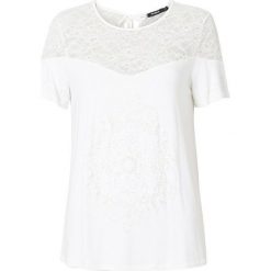 Desigual Koszulka TS Cannes Egret 19SWTKAM 1031 (rozmiar S). Koszulki damskie Desigual, s, bez wzorów, eleganckie, bez kołnierzyka, bez rękawów. W wyprzedaży za 135,00 zł.
