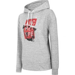 4F Bluza Szary. Szare bluzy damskie 4f, s, z haftami, z bawełny. Za 171,95 zł.
