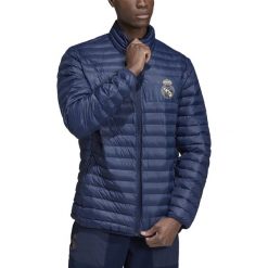 Adidas Real Madryt SSP LT Jacket DX8688. Kurtki męskie Adidas, l, bez wzorów, z poliamidu, bez kaptura. W wyprzedaży za 549,99 zł.