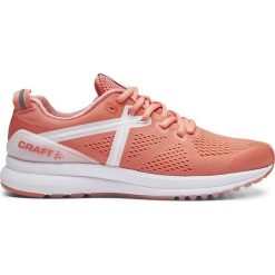 Buty Craft X165 Engineered W Biało-Koralowe. Pomarańczowe buty sportowe damskie Craft, bez wzorów, do biegania. Za 499,99 zł.