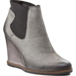 Botki damskie lity: Botki SIMEN - 8580 S1137/Gad Szary