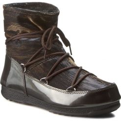 Śniegowce Moon Boot Low Lurex 24005600001. Pomarańczowe śniegowce damskie Moon Boot, bez zapięcia. W wyprzedaży za 419,00 zł.