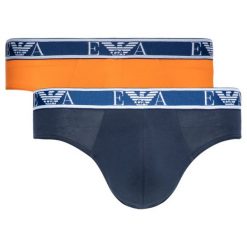 Komplet 3 par slipów Emporio Armani Underwear 111734 9P715 58535. Slipy męskie Emporio Armani Underwear, m, bez wzorów, z elastanu. W wyprzedaży za 129,00 zł.