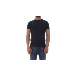 T-shirty z krótkim rękawem Sun68 T19101. Niebieskie t-shirty męskie SUN68, s, bez wzorów, bez kołnierzyka, krótkie. Za 189,97 zł.