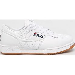 Fila - Buty Original Fitness. Białe buty sportowe męskie Fila, ze skóry, na sznurówki, na fitness i siłownię. W wyprzedaży za 219,90 zł.
