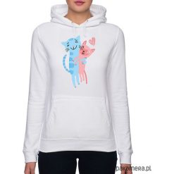 Bluzy damskie: Bluza damska z kotkami