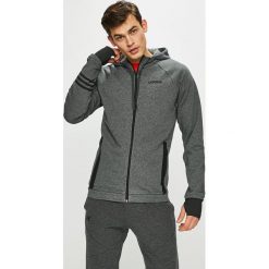 Adidas Performance - Bluza. Szare bluzy męskie marki adidas Performance, s, z bawełny, z kapturem. Za 269,90 zł.