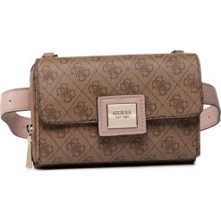 Saszetka nerka GUESS - Candace (SG) HWSG76 68800 BRM. Pomarańczowe nerki damskie Guess, z aplikacjami, ze skóry ekologicznej, zdobione, bez dodatków. Za 459,00 zł.