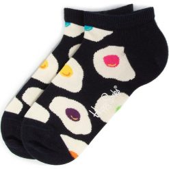 Skarpety Niskie Unisex HAPPY SOCKS - EGS05-6500 Granatowy Kolorowy. Niebieskie skarpetki damskie Happy Socks, bez wzorów, z elastanu. Za 32,90 zł.