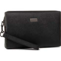 TRUSSARDI-71W00143-2Y000204 K299-BLACK. Czarne torby męskie skórzane Trussardi Jeans, bez wzorów, ze skóry ekologicznej, młodzieżowe. Za 449,00 zł.