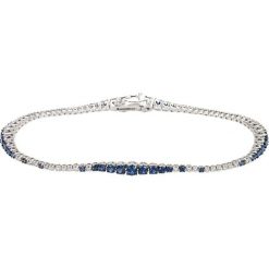 Wspaniała Białe Złoto Bransoletka - złoto białe 750, Brylant 0,57ct. Żółte bransoletki damskie z cyrkoniami marki W.KRUK, złote. Za 25900,00 zł.