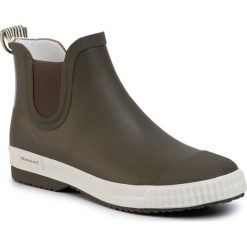 Kalosze GANT - Mandy 19599965 Dark Olive G710. Zielone kalosze damskie GANT, bez wzorów, z tworzywa sztucznego. W wyprzedaży za 219,00 zł.