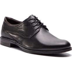 Półbuty LASOCKI FOR MEN - MI07-A681-A542-07 Black. Czarne buty wizytowe męskie Lasocki For Men, bez wzorów, ze skóry, eleganckie, bez zapięcia. Za 199,99 zł.