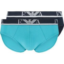 Emporio Armani BRIEF 2 PACK Figi turches/marine. Niebieskie bokserki męskie marki Emporio Armani, z bawełny. Za 139,00 zł.