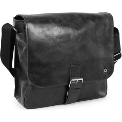 Torba skórzana na ramię unisex DAAG Jazzy Wanted 95 czarna - Czarny. Czarne torby męskie skórzane daag, bez wzorów, ze skóry, na ramię. Za 339,99 zł.