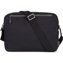 Torby na ramię męskie: ECCO Kasan – Czarny – 37x28x8cm – Torby