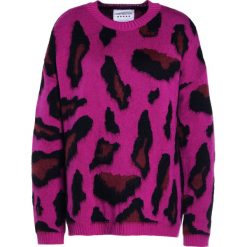 Swetry klasyczne damskie: The Editor LEOPARD Sweter fuxia