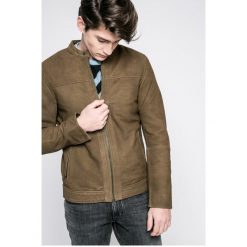 Casual Friday - Kurtka skórzana. Brązowe bez kategorii marki Casual Friday, xl, z bawełny, casualowe. W wyprzedaży za 699,90 zł.