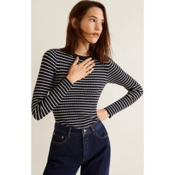 Mango - Sweter Mariner. Niebieskie swetry klasyczne damskie marki Mango, s, z poliesteru, z okrągłym kołnierzem. Za 99,90 zł.