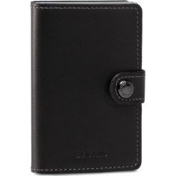 Mały Portfel Męski SECRID - Miniwallet M Black. Czarne portfele męskie Secrid, bez wzorów, ze skóry. Za 229,00 zł.
