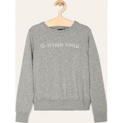 G-Star Raw - Bluza dziecięca 140-164 cm. Szare bluzy dziewczęce z aplikacjami, z elastanu, retro. Za 299,90 zł.