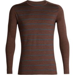 Icebreaker Koszulka Męska Z Długim Rękawem Mens 200 Oasis Deluxe Raglan Ls Crewe Bronze Hthr/Alpine/Stripe M. Brązowe koszulki sportowe męskie marki Icebreaker, m, z wełny. W wyprzedaży za 363,19 zł.