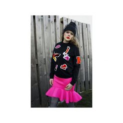 Bluza ROCKABILLY PATCH. Czarne bluzy damskie Missspark, m, z haftami, z bawełny. Za 269,00 zł.