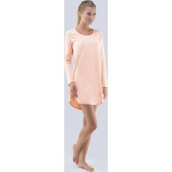 Koszula nocna Jessica I. Szare piżamy damskie Gina, z napisami, z bawełny, bez kołnierzyka, bez rękawów. Za 92,99 zł.