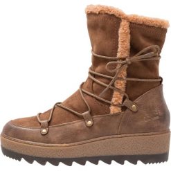 Botki damskie lity: H.I.S Botki cognac